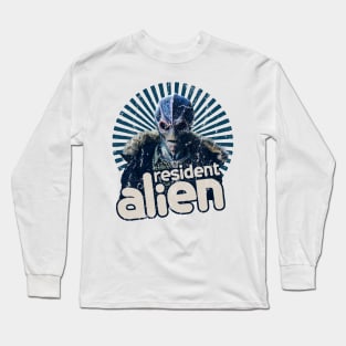 Vintage resident alien Long Sleeve T-Shirt